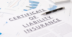 certificate of liability insurance ontario